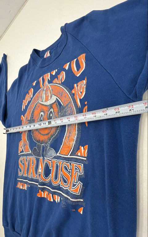 Vintage 80s Syracuse University Otto Mascot Crewneck Sweatshirt USA Sz XL