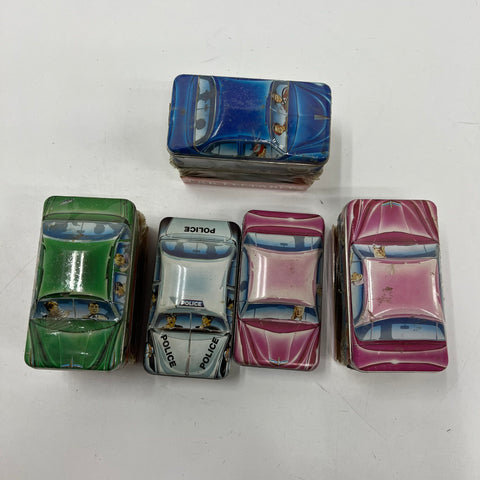Vintage 1982 Ian Logan's Carlectables Car Tins Lot of 5 Sealed Soap England