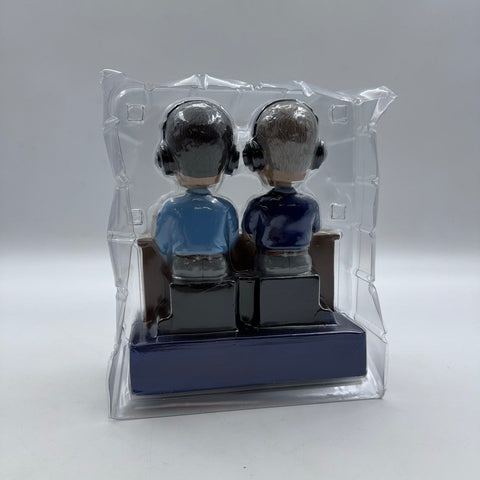 MLB Baseball Bobblehead Lot KC Royals Hunter Dozier & Broadcasters 2pc 2019