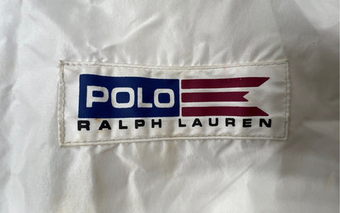 Vintage 90s Polo Sport Ralph Lauren Yachting Windbreaker Hooded Jacket Sz L