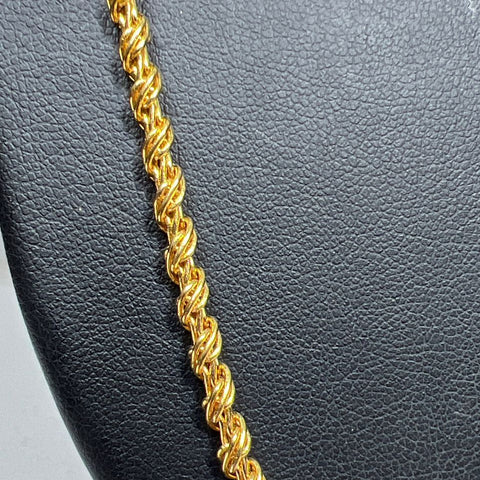2 Monet Gold Tone Chain Necklaces