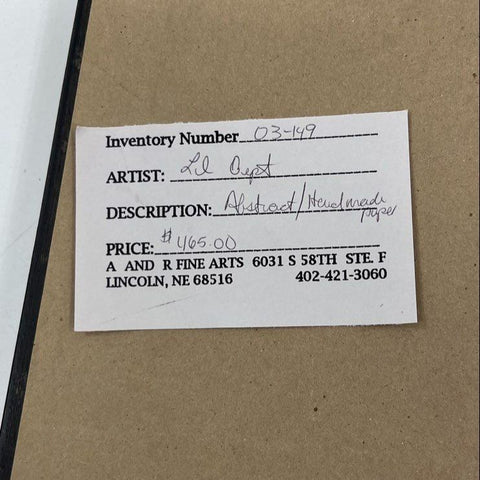 D.D. Smith Domingo Original Print "Bahia" Signed Numbered 100/100 Abstract Art