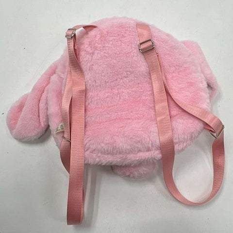 Baby Three Pink Plush Kawaii Rabbit Ita Bag Mini Backpack