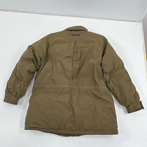 Vintage 90s Cabela's Men's Goose Down Parka Coat Olive Hunting Field Jacket L