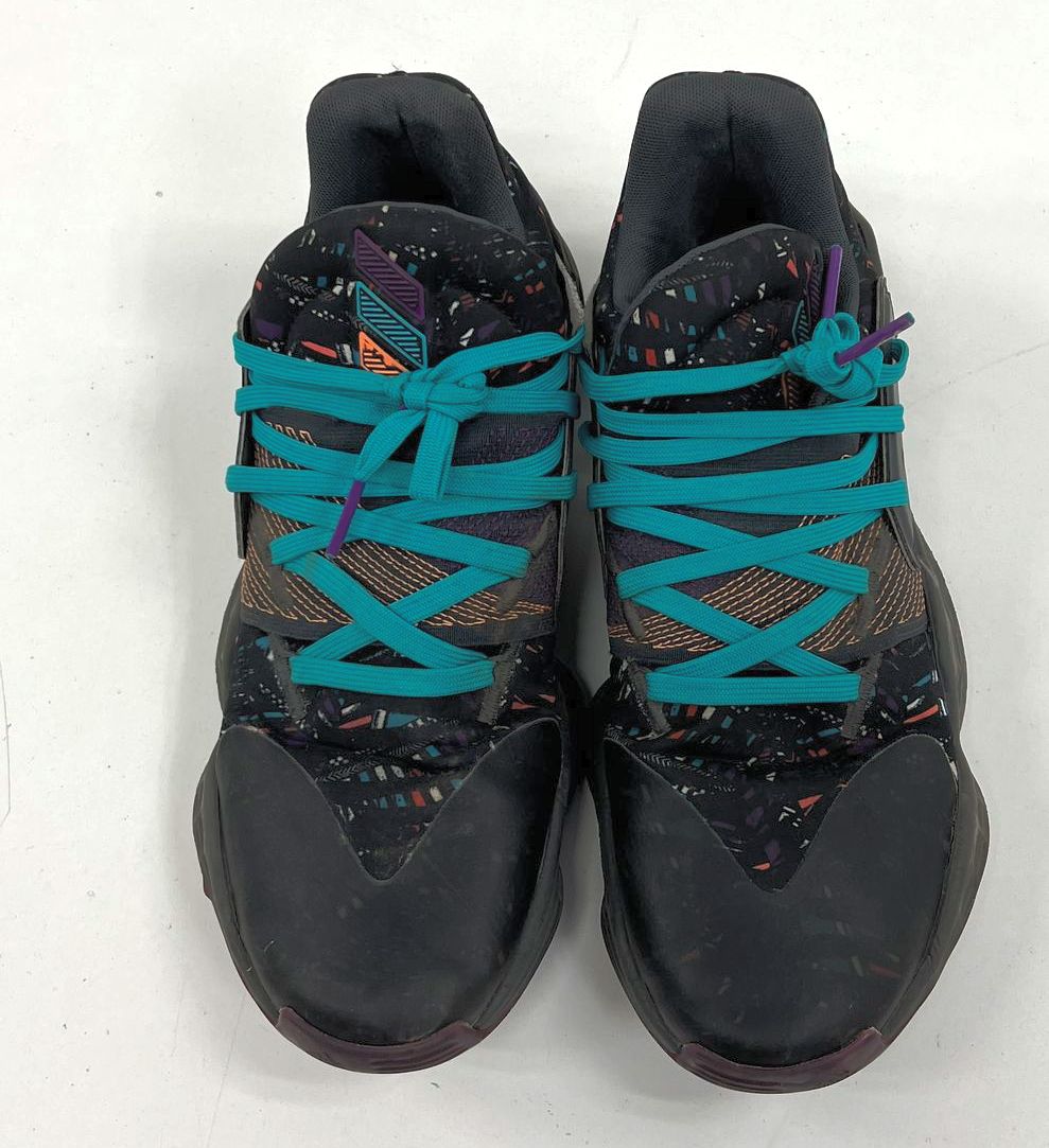 Adidas Harden Vol. 4 Black Multicolor Basketball Shoes Sneakers Mens Size 10.5
