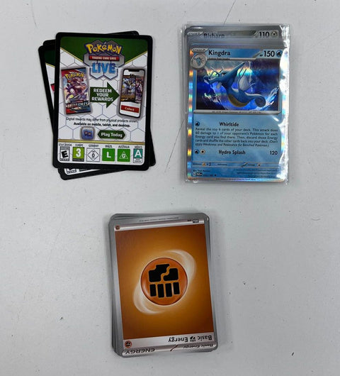 Kingdra Holo 100/198 Chilling Reign + Pokemon Card Lot w/ Tyranitar Tin Modern