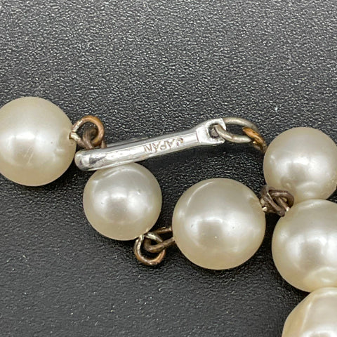 Vintage Richelieu Japan Faux Pearl Necklace Jewelry Lot of 8 Multi-Strand Retro