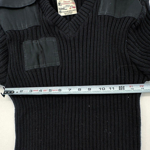 Vintage 80s Brigade Quartermasters Woolly Pully Commando Sweater England Sz 40