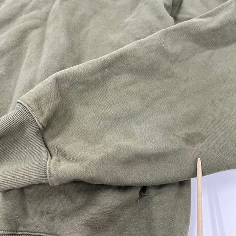 Broken Planet Men's Basics Olive Green Puff Print Hoodie Sweatshirt Size XXL