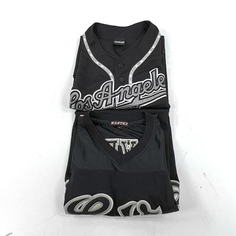 Jersey Lot 2 Las Vegas Los Angeles Football Baseball Style Wantex Choice L XL