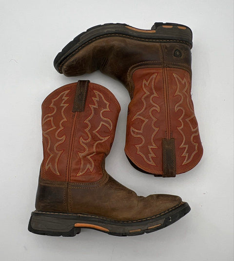 Ariat Sierra Distressed Brown Leather Western Cowboy Work Boots Men's Size 7D