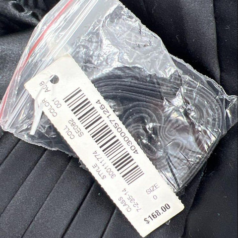 White House Black Market NWT Black Dress Bolero Jacket Set Women's Sz 00/0