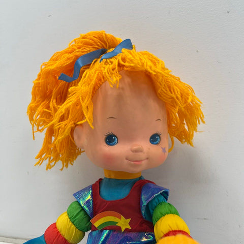 Vintage 80s Rainbow Brite 15" Plush Doll Stuffed Toy Original Mattel