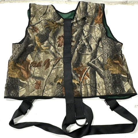 Hunting Safety Vest and Harness Lot Hunter Safety System Ameristep 3 Piece Camo