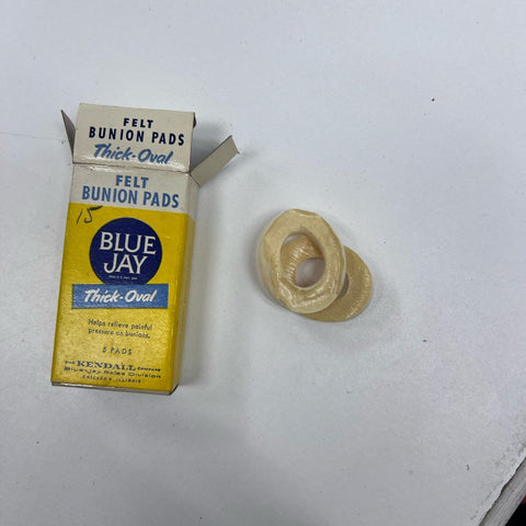 Vintage Blue Jay Bunion Pads Moleskin Curity Cotton APC Plasters Medical Lot