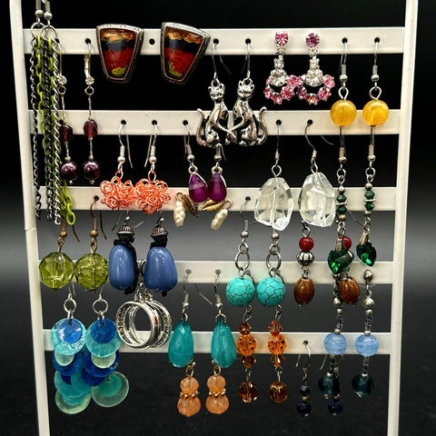 Vintage to Modern Mixed Costume Jewelry Lot Statement Pendants Beaded Rhinestone