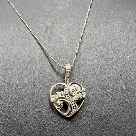 MSK Ouray Colorado Heart Pendant Necklace 6.35g