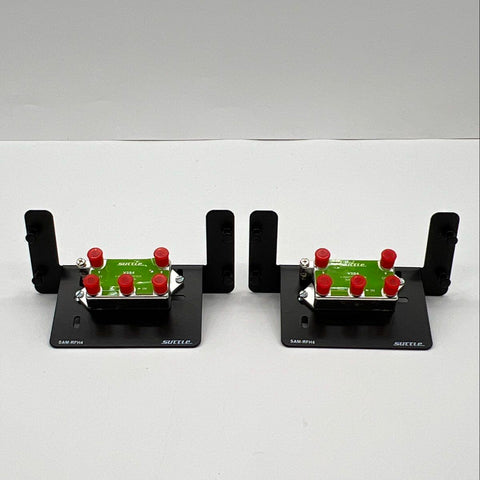 Suttle V3S4 4-Way 3GHz Video Splitter with SAM-RFH4 Bracket 2pc Lot Not Tested