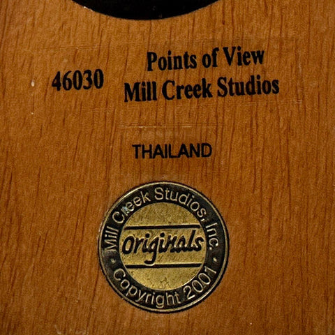 Stephen Lockbower Mill Creek Studios Bald Eagle Sculpture 10.5" Signed 1998