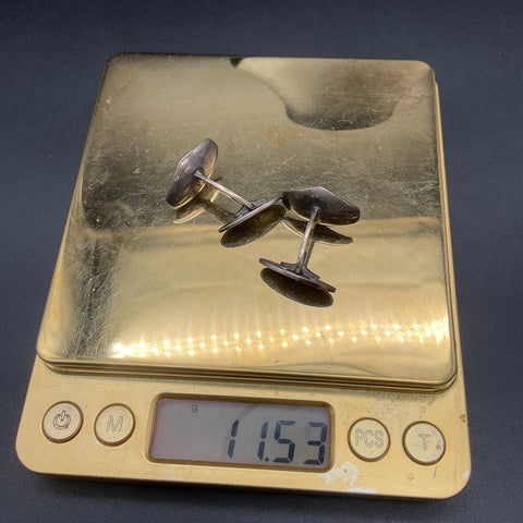 Vintage RL Denmark Sterling Silver 925 Mid Century Modern MCM Cufflinks 11.5g