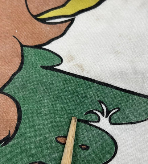Vintage 90s Kee Kat Paw Island Cartoon Cat T-Shirt Hanes Beefy-T USA Sz XL