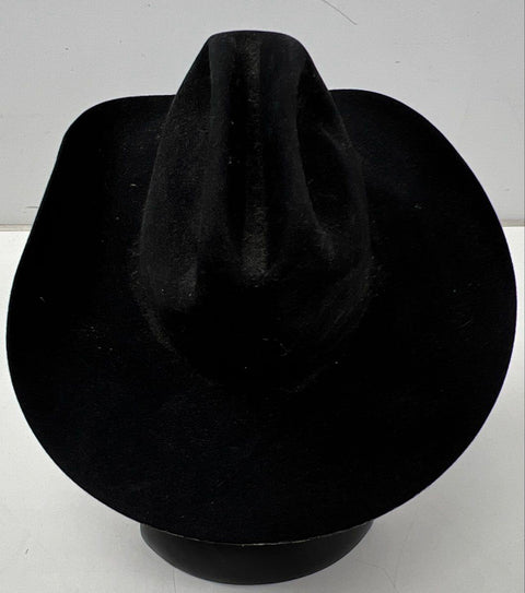 Mustang by Bailey Men's Black XXX Beaver Felt Cowboy Western Hat Made in USA