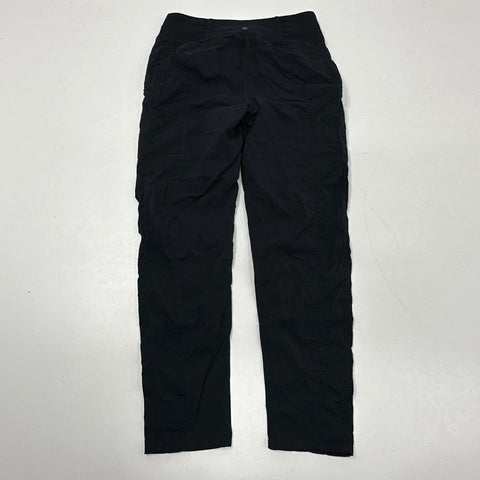 prAna Women's Koen Pant Black Short Fit Hiking Outdoor Travel Trousers NWT Sz S