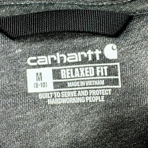 Carhartt Youth Relaxed Fit Pullover Hoodie Lot 2 Pack Gray Cream Sz M 8-10