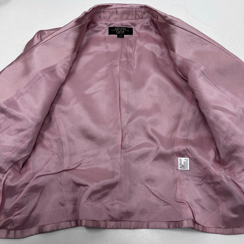 Tahari Luxe Women's Pink Amour Brianna Shawl Lapel Jacket Blazer NWT Sz 8P