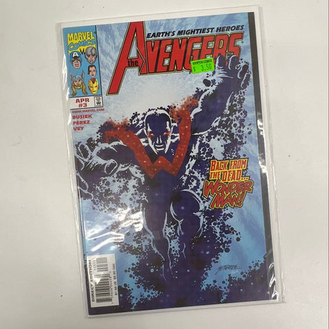 Avengers Heroes Return Lot 4 Comics #2 #3 Wizard #0 Rough Cut Marvel 1998