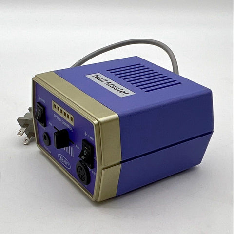 ZENY Nail Master Electric Nail Drill Control Box Purple 18V Power Supply