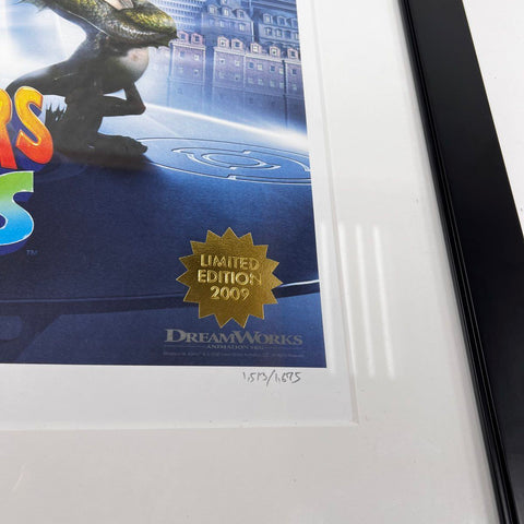Monsters vs Aliens DreamWorks Movie Poster Limited Edition 2009 Framed 25x31