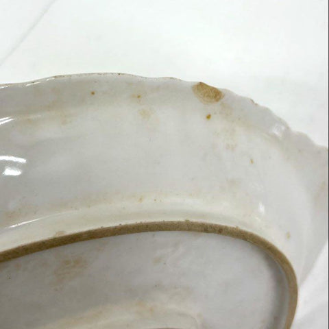 Lot 3 Antique Plates Swinnertons Silverdale & GDA Limoges Relish Dish Vintage