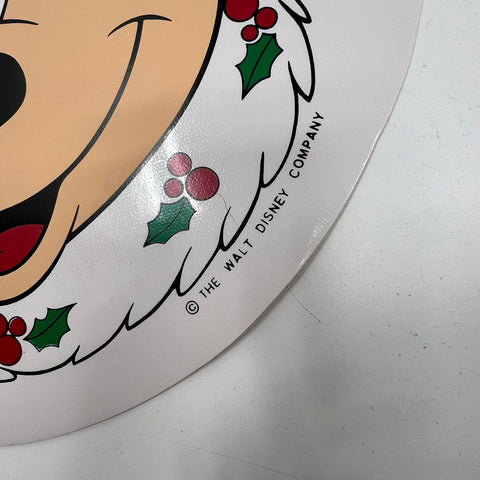 Vintage Disney Minnie Mouse Christmas Holiday PVC Placemats Set of 8 Franco