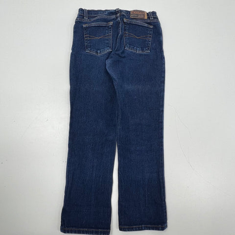 Vintage Y2K Cavaricci Blue High Waisted Straight Leg Denim Jeans Women's Size 7