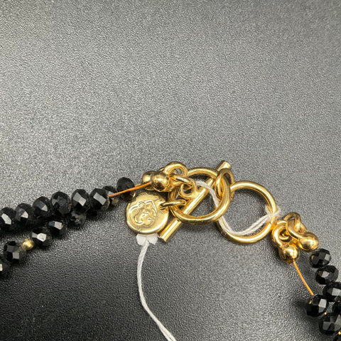 Spartina 449 Jewelry Lot 18K Gold Plated Fringe Earrings Charm Necklace Leather