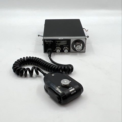 Boman CB-720 Mobile CB Radio Vintage Not Tested Sold As Is