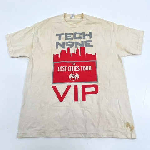 2012 Tech N9ne The Lost Cities Tour VIP Concert Rap Tee Sz XL