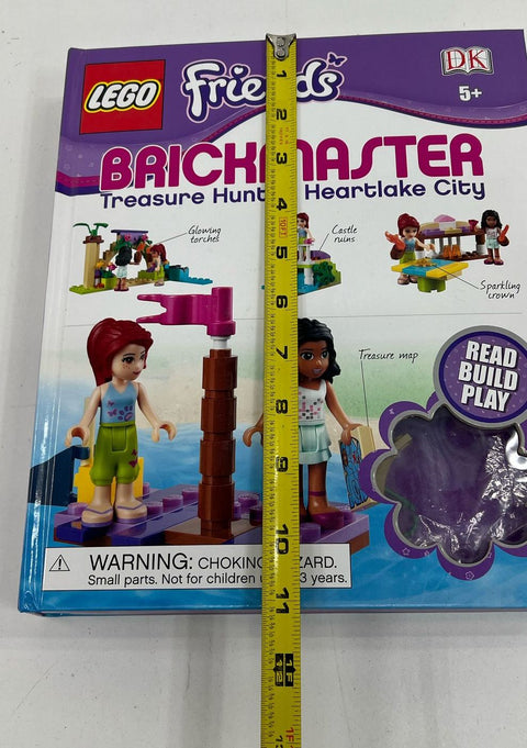 LEGO Friends BrickMaster "Treasure Hunt" Read Build Play & Assorted Bricks Lot