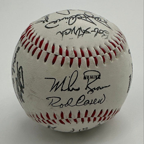 MLB Baseball Signed California Angels 1985 Team Autographed 25th Anniversary