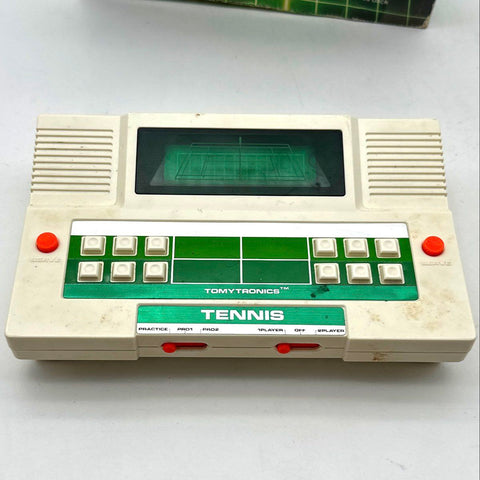 Vintage Tomy Tomytronic Electronic Tennis Handheld Game No. 7606 Tested Works