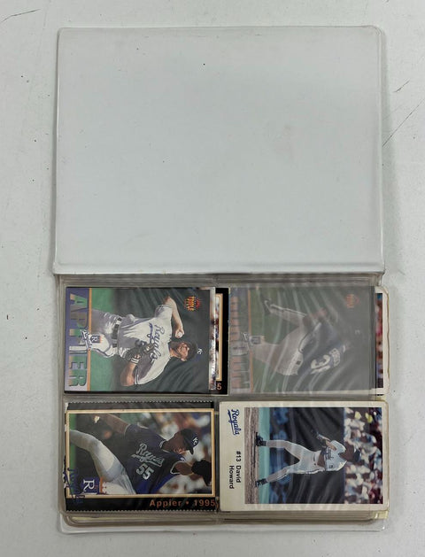 1994 Donruss KC Royals Kansas City Star Card Booklet Lot Jose Rosado Auto
