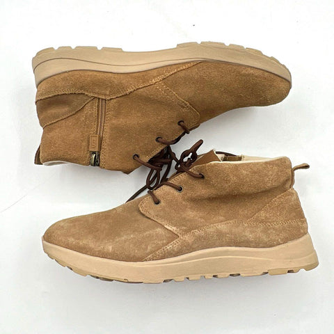 UGG Highland Heritage Chestnut Suede Chukka Sneakers Youth Size 6