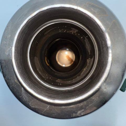 Vintage 80s Aladdin Stanley Green Hammertone Vacuum Bottle Thermos 1 Quart USA