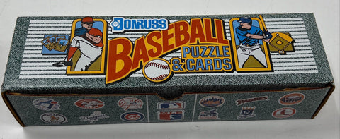 1990 Donruss Baseball Cards & Puzzle See Photos- Sealed and Opened State