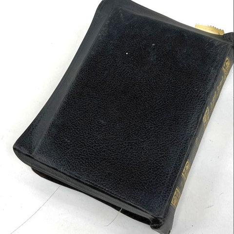 Vintage 1961 Consolidated Black Golden Rule Edition Holy Bible KJV