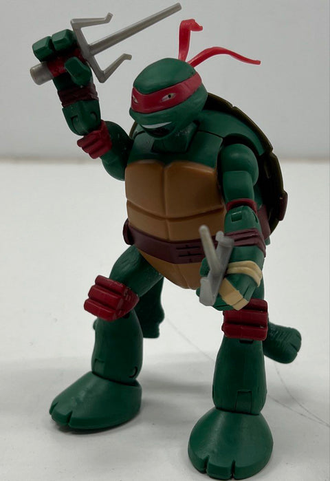 Raphael TMNT Playmates 2014 Nickelodeon Series 5 Inch Figure With 2 Sai