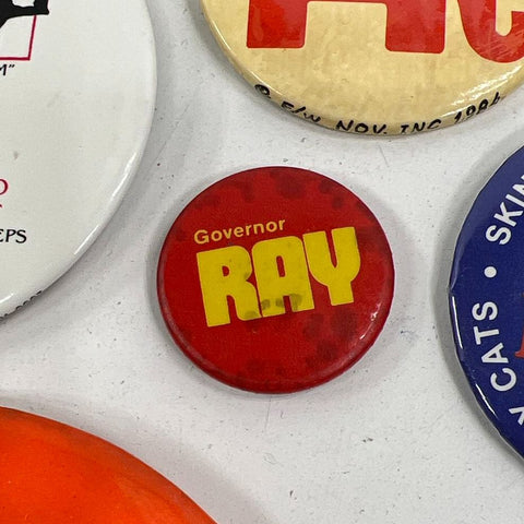 Vintage Political Pin Lot Reagan Bush Kennedy Nixon Dole 50+ Campaign Buttons