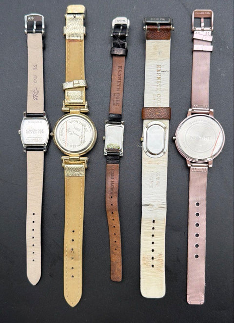 Kenneth Cole Nine West Jessica Carlyle Ladies Fashion Wristwatch Lot of 5