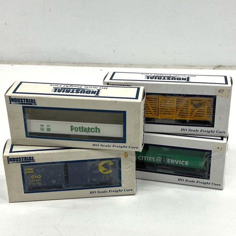 Industrial Rail HO Scale Freight Car 4-Lot Cities Service Frisco C&O New Sealed